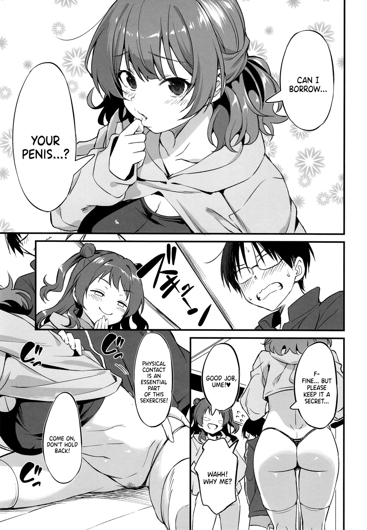 Hentai Manga Comic-The Hanami Sisters' Great Sexercise!-Read-8